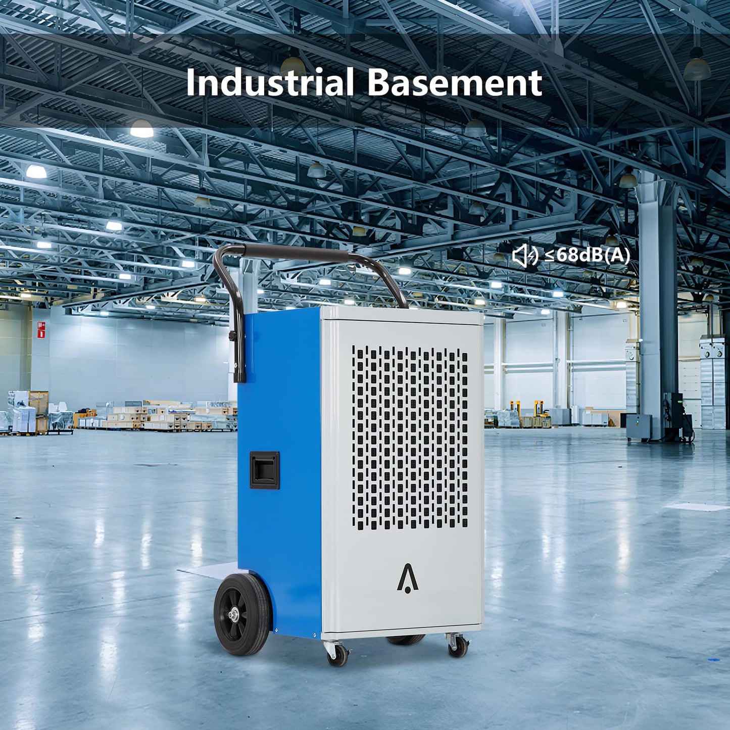 GARVEE 220 Pints Commercial Dehumidifier Portable Industrial Dehumidifier For Home Basement Garages Job Site