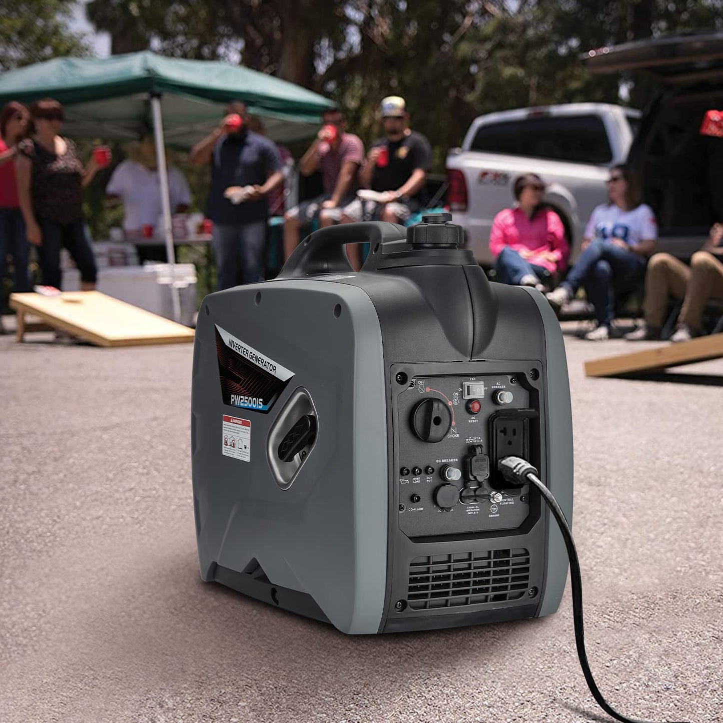 GARVEE Portable Inverter Generator 2500W Ultra Quiet Gas Engine