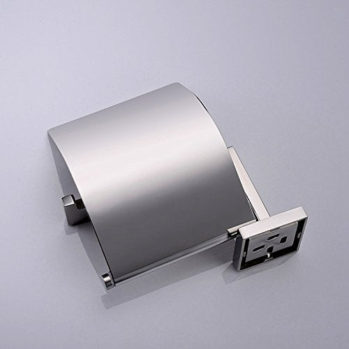 GARVEE 304 Stainless Steel Wall Mounted Toilet Paper Holder With Storage Shelf