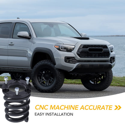 GARVEE Tacoma Leveling Lift Kits 1.5 Inch Front Strut Spacer Suspension Lift Kit Lift Spacers for 2005-2021 Toyota Tacoma