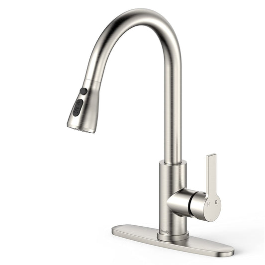 GARVEE Kitchen Faucet Kitchen Sink Faucet Kitchen Faucet With Pull Down Sprayer Perfect Commercial Modern Faucet