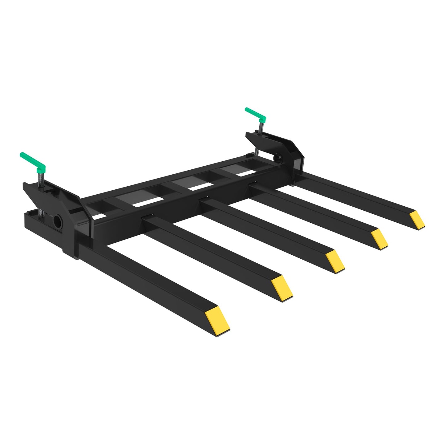 Garvee Clamp on Debris Forks to 48 Inch Bucket Heavy Duty Clamp On Pallet Fork 2500 lbs Capacity