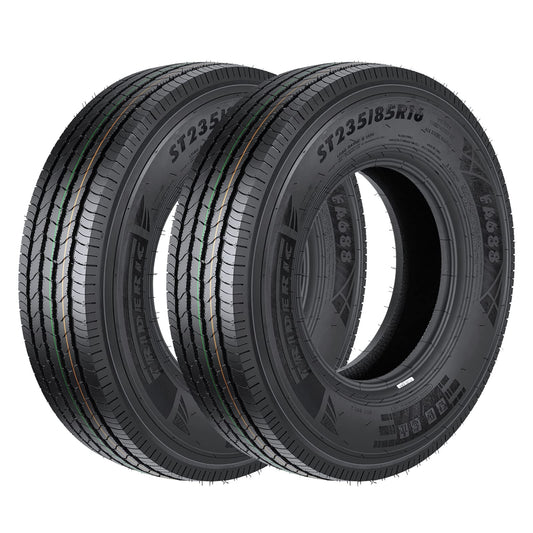 GARVEE Heavy Duty ST Trailer Tire 2 x ST235/85R16 14PR All Steel 14PR Load Range G Speed Class L