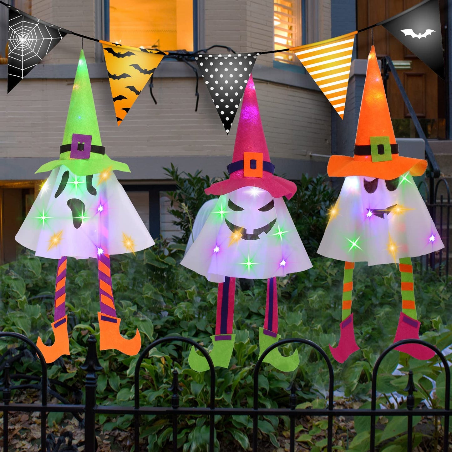 CYNDIE 3pcs Halloween Outdoor Hanging Imps