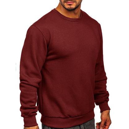 YESFASHION Men's Sweater Cross-border Round Neck Sweatshirts