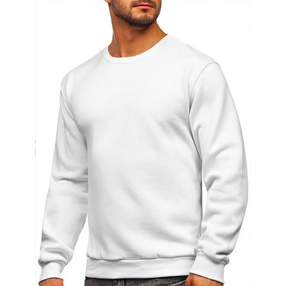 YESFASHION Men's Sweater Cross-border Round Neck Sweatshirts