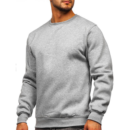 YESFASHION Men's Sweater Cross-border Round Neck Sweatshirts