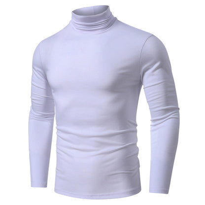 YESFASHION Turtleneck Men Bottoming Shirt