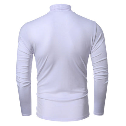 YESFASHION Turtleneck Men Bottoming Shirt