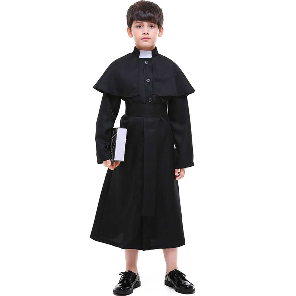 YESFASHION  Easter Children Cosplay Cosplay Priest Costume