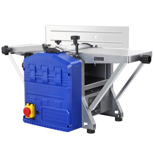 Garvee Power Benchtop Planer 1250W Powerful Benchtop Planer Worktable Thickness Planer