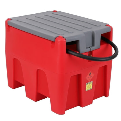 GARVEE 58 Gallon Portable Fuel Tank Diesel Transfer Tank  with 12V DC Fuel Transfer Pump Red