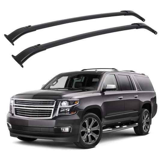 GARVEE Roof Rack Cross Bars For 2015-2020 Chevry Suburban & Tahoe With Grooved Side Rails, Aluminum Car Crossbar Replacement