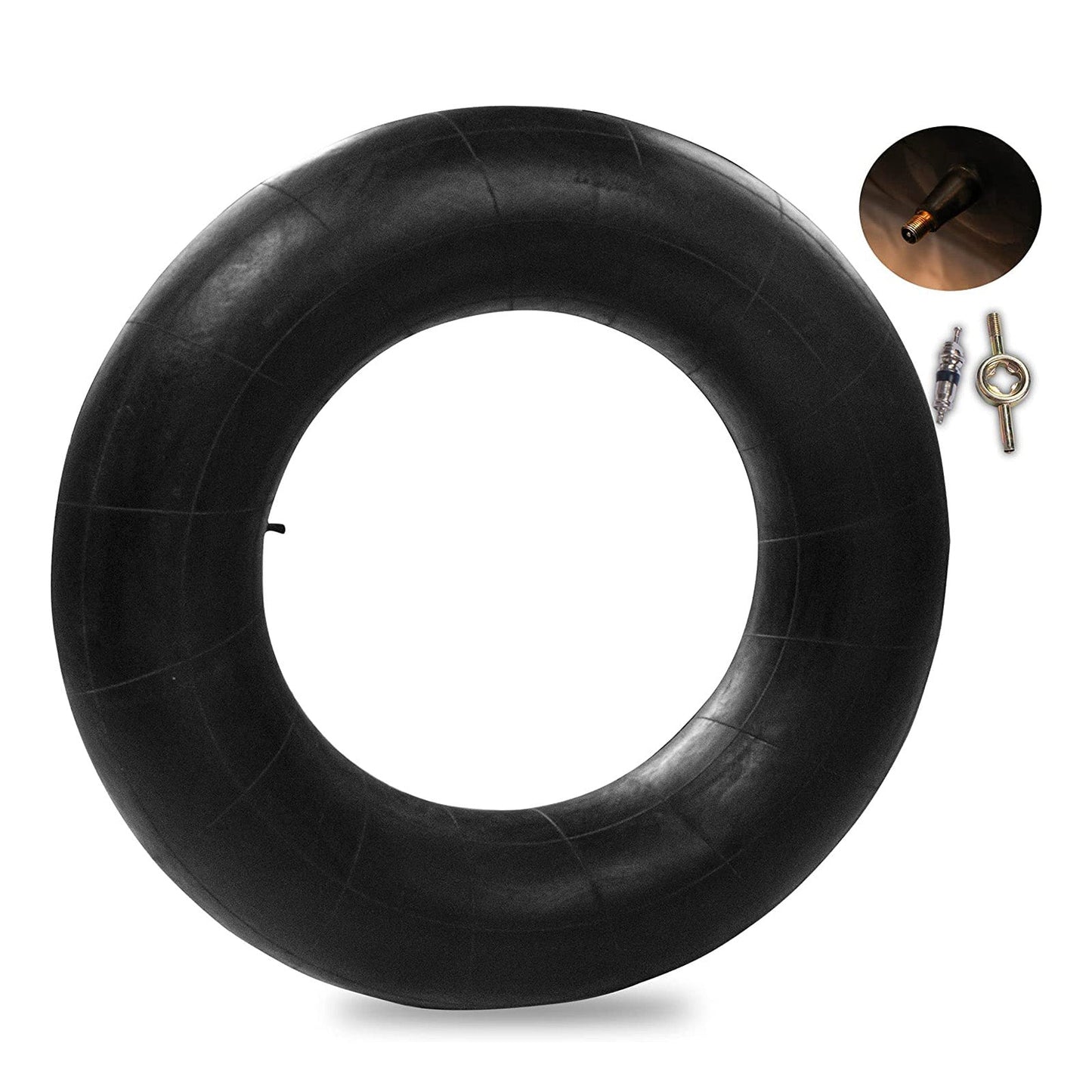 GARVEE 44 Inch Tube River Tube for Floating Heavy Duty Rubber Snow Tube Black