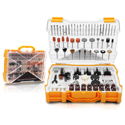 GARVEE Rotary Tool Accessories Kit 300Pcs Universal Shank Fitment Drill Bits
