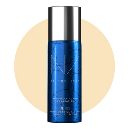 NV BB Perfecting Mist Foundation Buildable Coverage Professional Airbrush Makeup with Plant-based Stem Cell Polypeptides