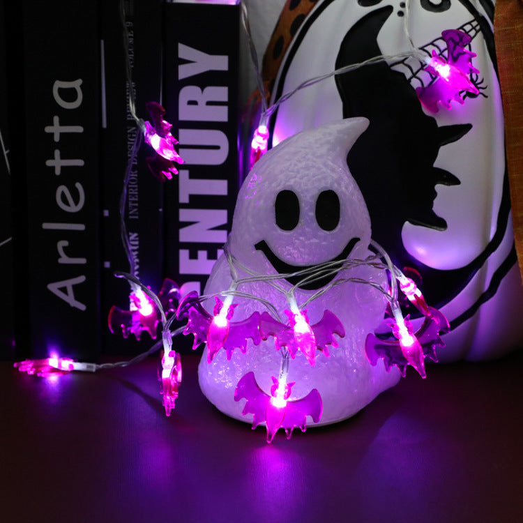 CYNDIE LED Solar String Light Purple Milky White Ghost Light for Halloween Party Decorations