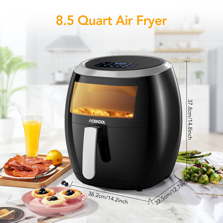 ACEKOOL Air Fryer FT2 8.5QT Touch Screen with Visible Window