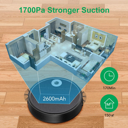 GARVEE Automatic Robot Vacuum CI1 Smart Strong Suction Cleaner