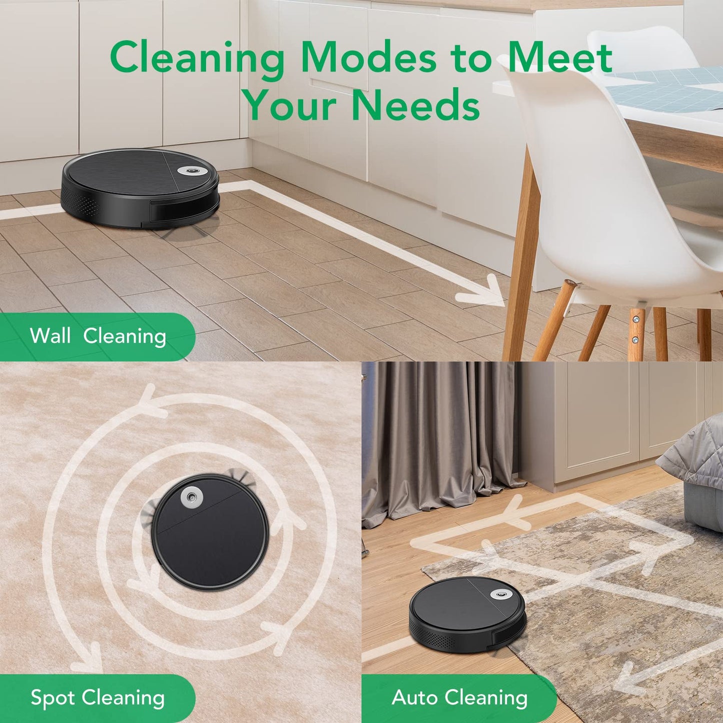 GARVEE Automatic Robot Vacuum CI1 Smart Strong Suction Cleaner