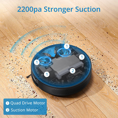 GARVEE Automatic Robot Vacuum CI1 Smart Strong Suction Cleaner