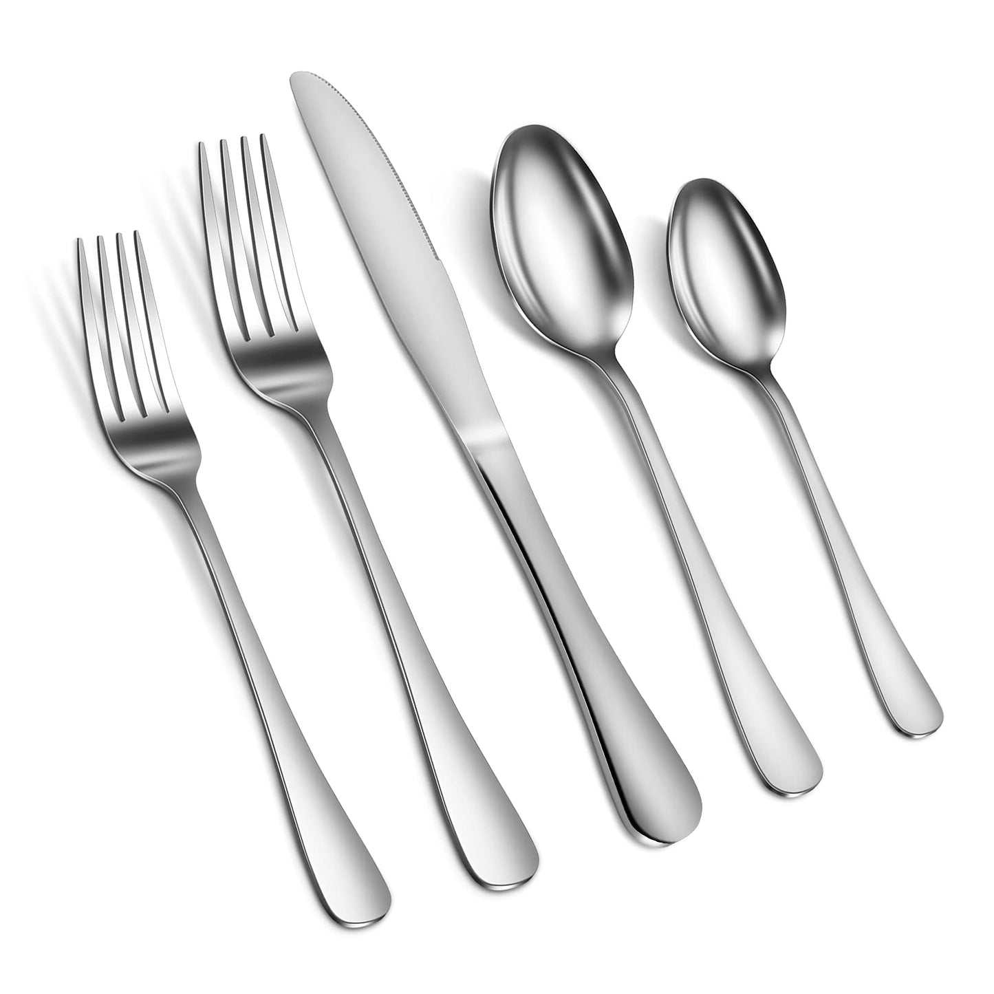 GARVEE 20 Piece S592 Stainless Steel Kitchen Flatware Set - Gold