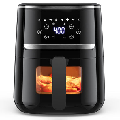 GARVEE Air Fryer Oven 4.5L With Silicone Liner And Rapid Air Circulation