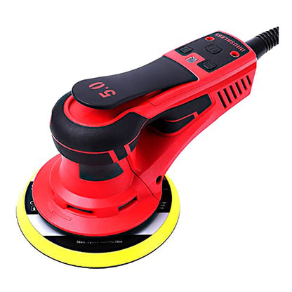 GARVEE Electric Random Orbital Sander Brushless Motor Powerful 350W & Low Vibration for Woodworking Polishing