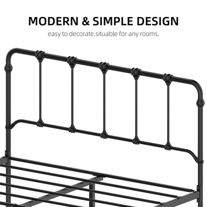 IDEALHOUSE Queen Size Metal Bed Frame Platform Bed