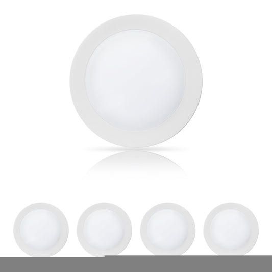 White 7.5 inch LED Disc Light