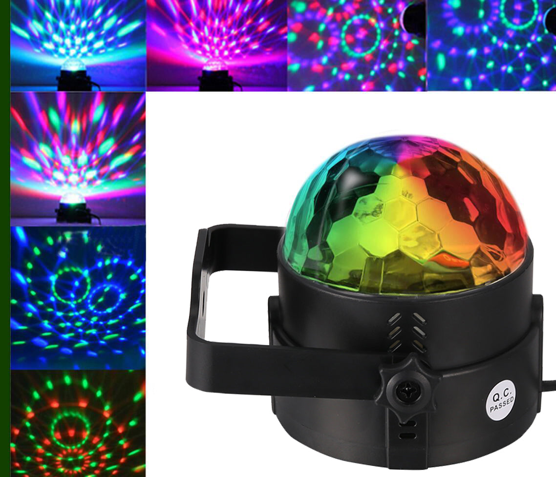 GARVEE 4PCS Portable LED Disco Crystal Ball Party Lights