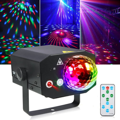 GARVEE Party Lights 2 in 1 Strobe Lights Disco Ball Lights for Party Birthday Club