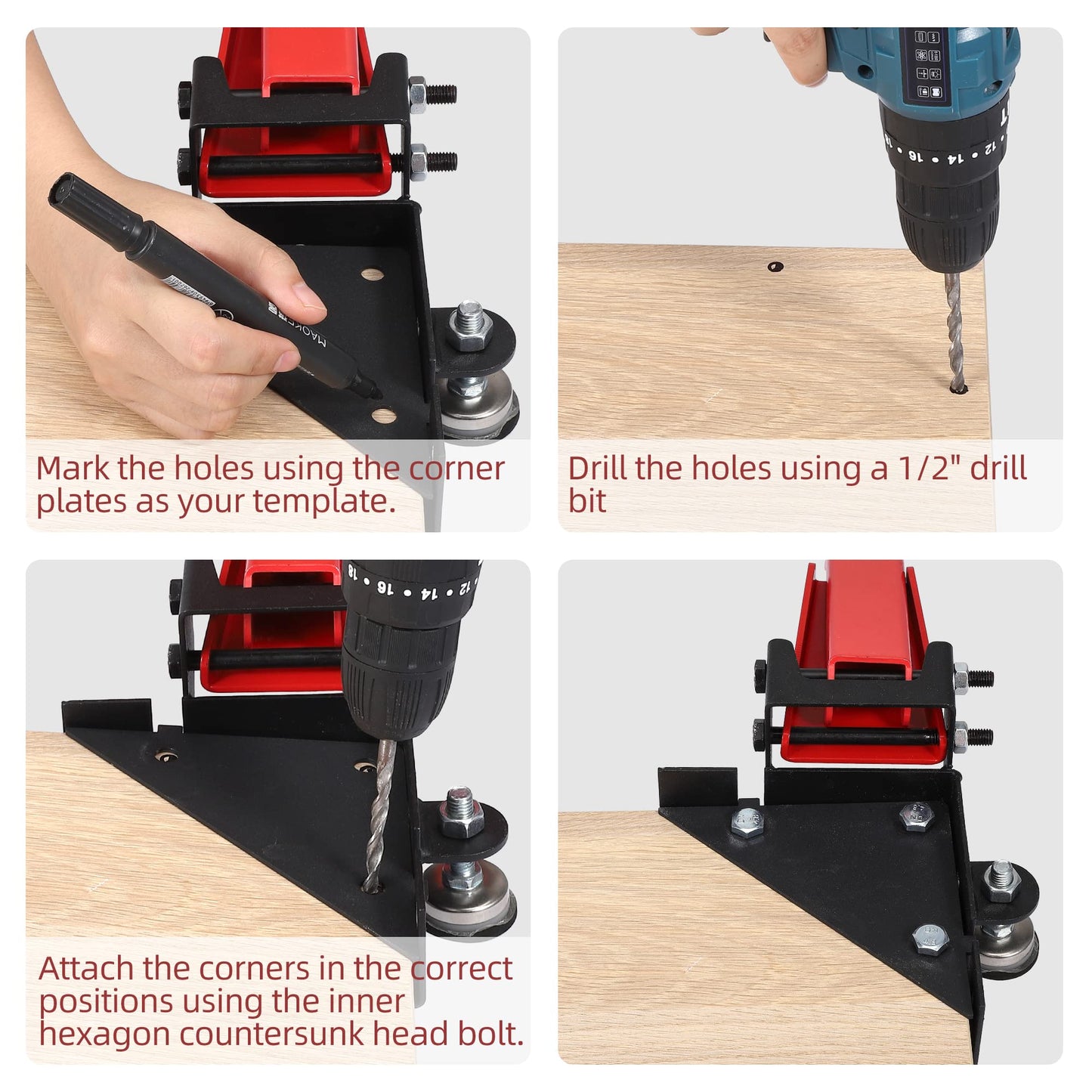 LITAKE Adjustable Mobile Tool Base Kit PM1100 470LBS Load-Bearing