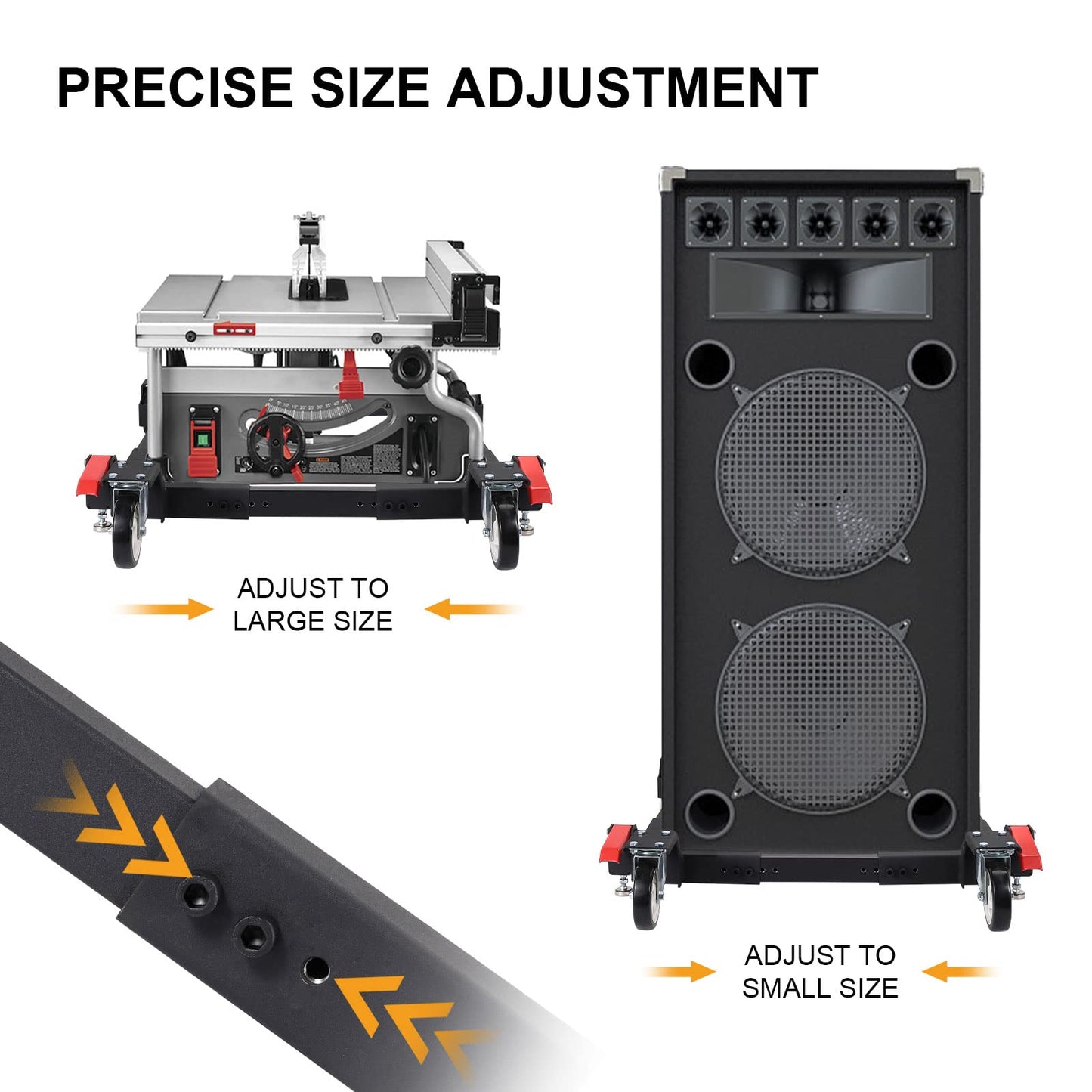 LITAKE Heavy-duty Mobile Base Kit PM3800 1550LBS Load-Bearing