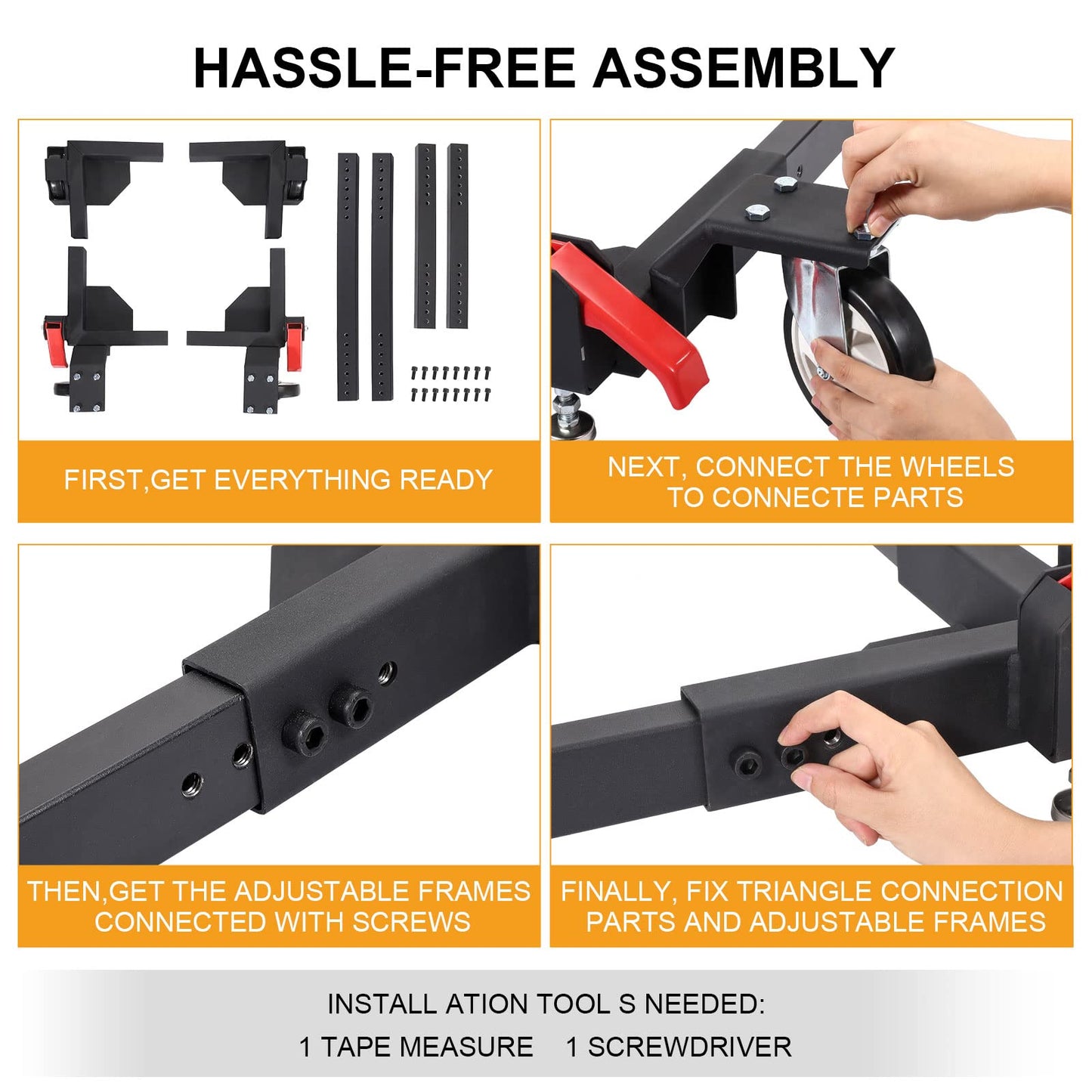 LITAKE Heavy-duty Mobile Base Kit PM3800 1550LBS Load-Bearing