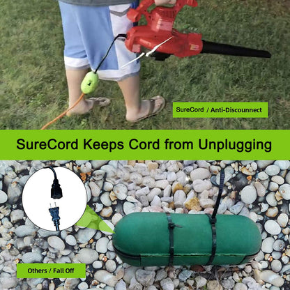 TOWALLMARK 1PCS Outdoor Extension Cord Cover Protective Cover - Green