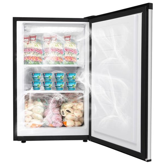 ZOKOP BD-88-E 88L Upright Freezer AC115V 60Hz Freezing Refrigerator Black