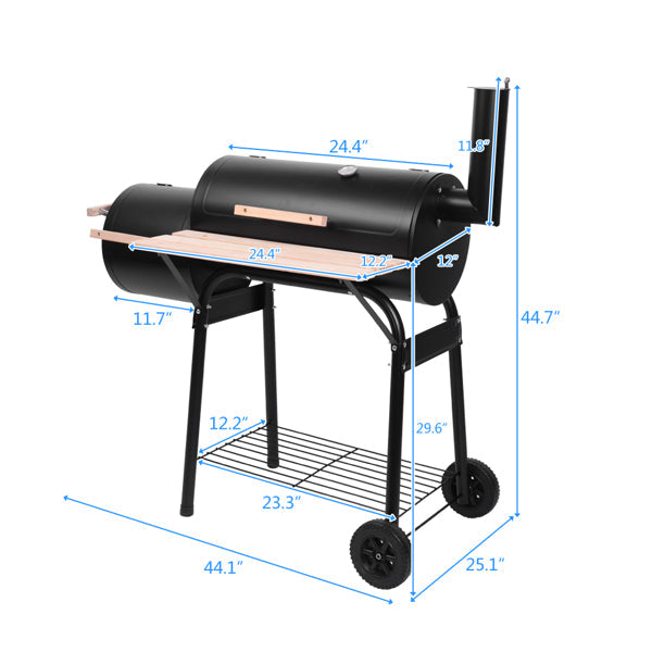 Zokop N001 Oil Drum Charcoal Furnace High Temperature Spray Paint Diameter Black